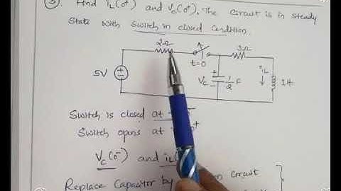 Numerical -1  on Transient Behavior and Initial Conditions