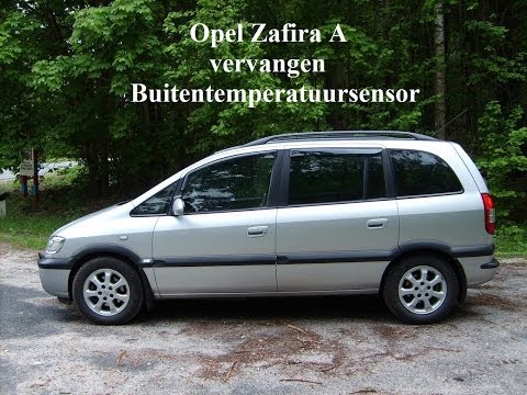 Opel Zafira A buitentemperatuursensor vervangen / replace sensor vauxhall