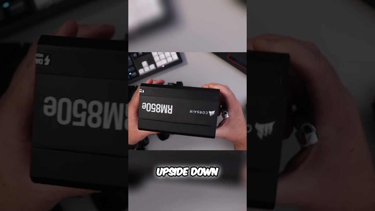 Why is the Power Supply Logo Upside down? Logo Explained! ⚡
