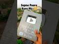 Homemade Silver YouTube Play Batton _ 🔥