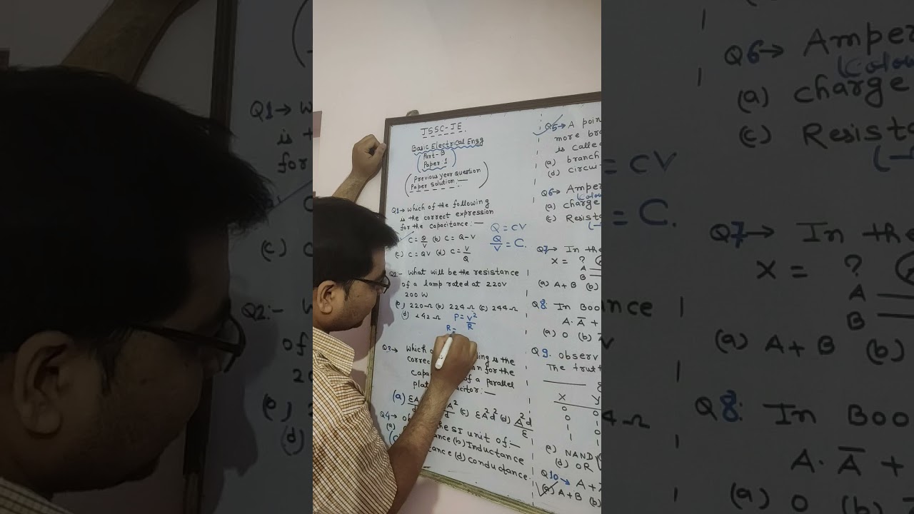 JSSC JE ll Electrical Engineering Part B ll previous year question papers solutions ll