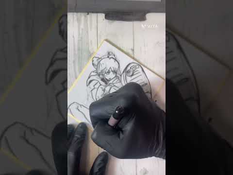 【都市伝説解体センター】ジャスミンの絵をアクリル絵の具で描くよ　#都市伝説解体センター　#アクリル絵の具 #アナログイラスト #イラストメイキング
