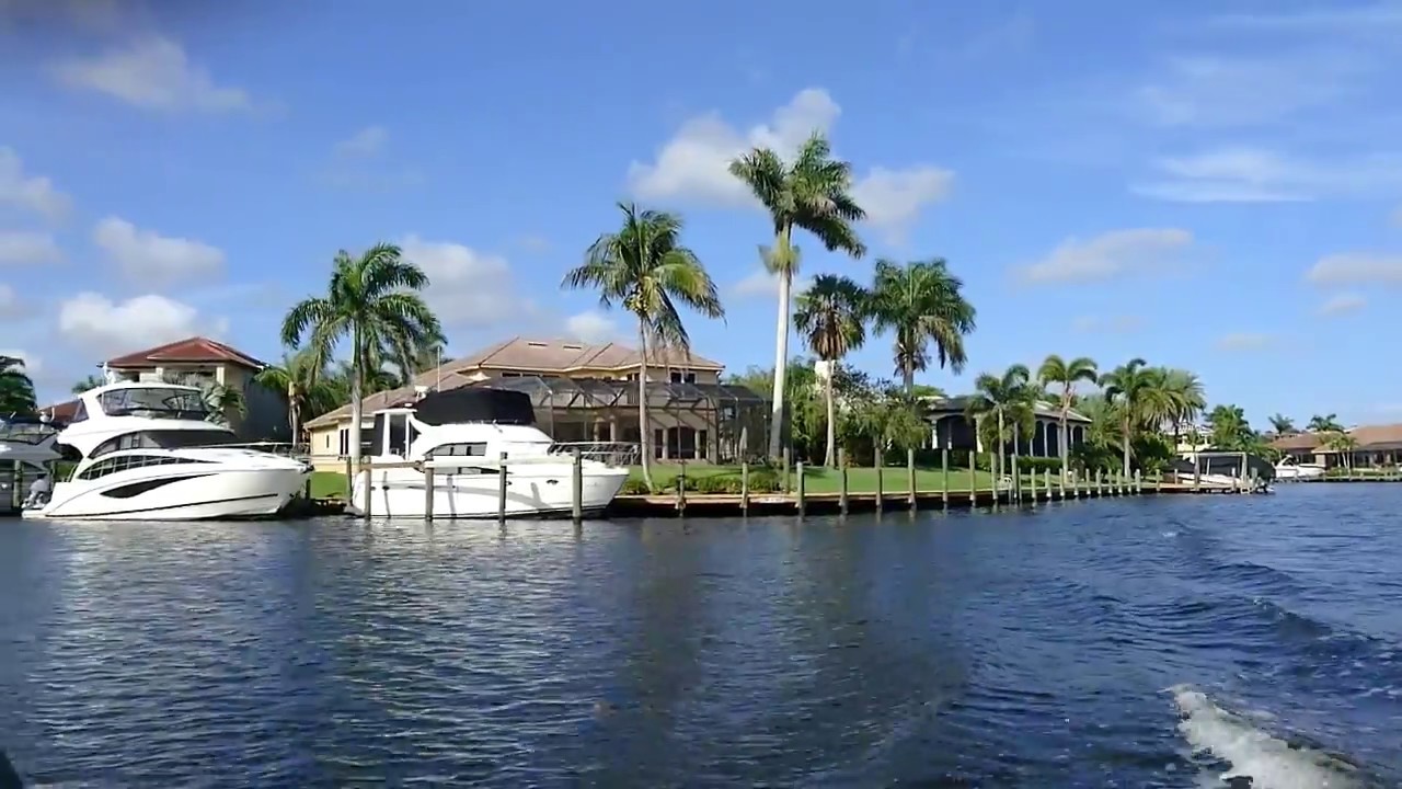 Cape Coral Tour the Canals YouTube
