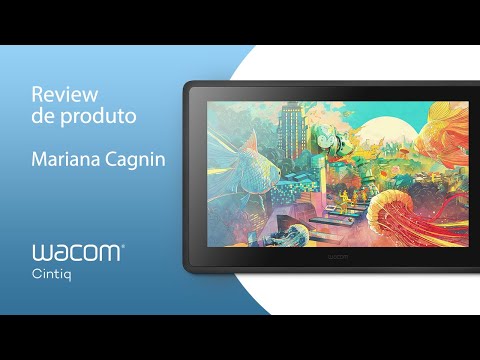 CINTIQ 22 Unboxing, primeiras impressões, prós e contras - Mariana Cagnin
