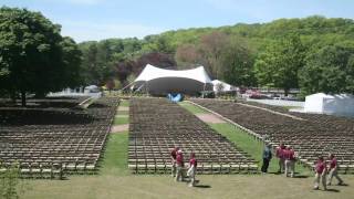WPI Commencement 2010 setup