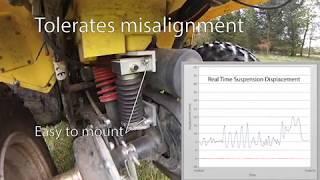 Retrofit sensors for suspensions displacement measurement