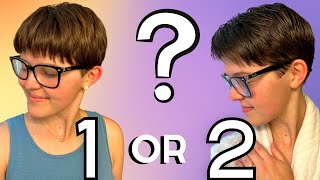 Styling Short Bangs on Pixie Cuts!