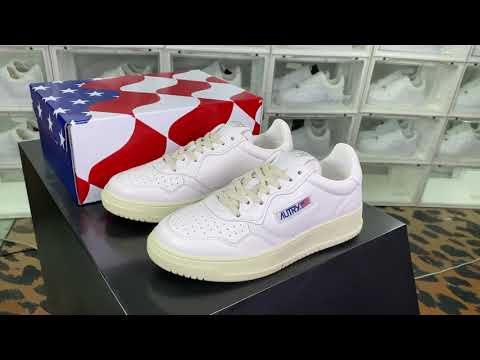 Autry Medalist Leather Low Winner LOW Retro Men Women's Running Shoes Casual Sports Shoes AULW-LL15