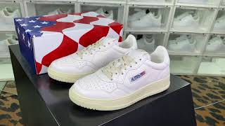 Autry Medalist Leather Low Winner Low Retro Men Womens Running Shoes Casual Sports Shoes Aulw-Ll15