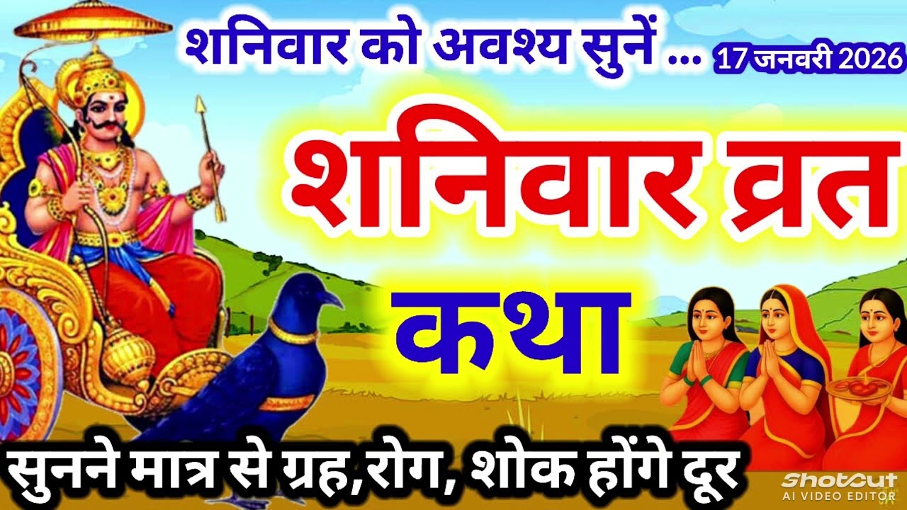 शनि देव की महिमा अपरंपार | शनिवार व्रत कथा जरूर सुनें।