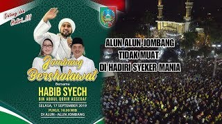 HABIB SYECH ALUN- ALUN JOMBANG DI BANJIRI SYEKER MANIA DI SELURUH INDONESIA