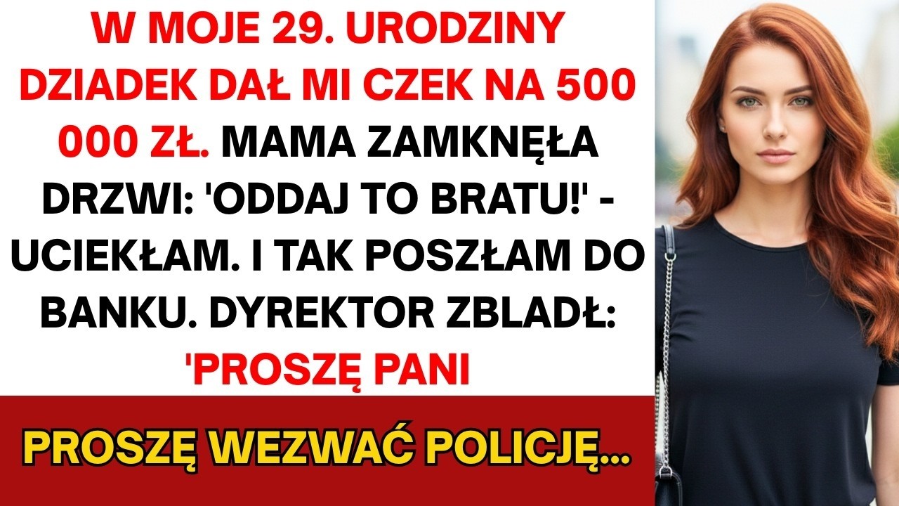 „Podpisz albo dzwonimy na policję!' — rodzice chcieli ukraść 2 mln zł  Zastawiłam pułapkę
