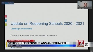 Wake County reacts after Cooper announces school reopening plans