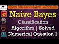 Naive Bayes Classification Algorithm – Solved Numerical Question 1 in Hindi