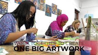 Canvas Club | Team Building | Collaborative Art