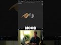Noob vs Pro - Roof in Blender3D