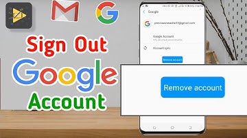 How To Sign Out, Remove Or Logout Gmail Account From Android Phone 2020