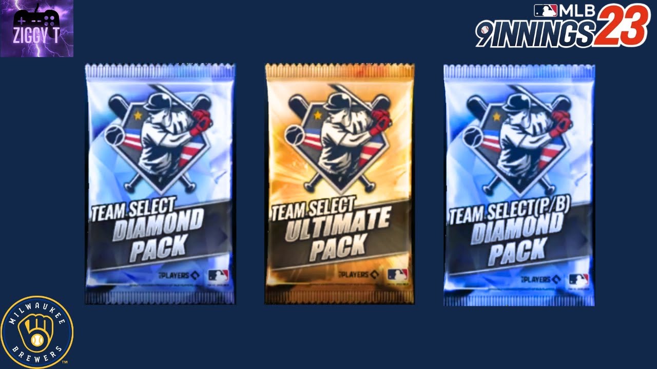 MLB 9 Innings 23 - LOADS OF TEAM SELECT PACKS! CAN WE GET LUCKY???