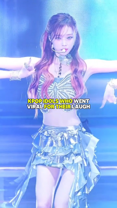 KPOP IDOLS WHO WENT VIRAL FOR THEIR LAUGH 😱 #kpop #aespa #strawbxrryk #shorts #viral #twice
