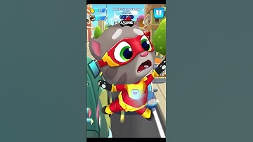 Talking Tom Hero Dash Super Tom Run For 45 Seconds without Crashing Funny Race Gameplay #Shorts