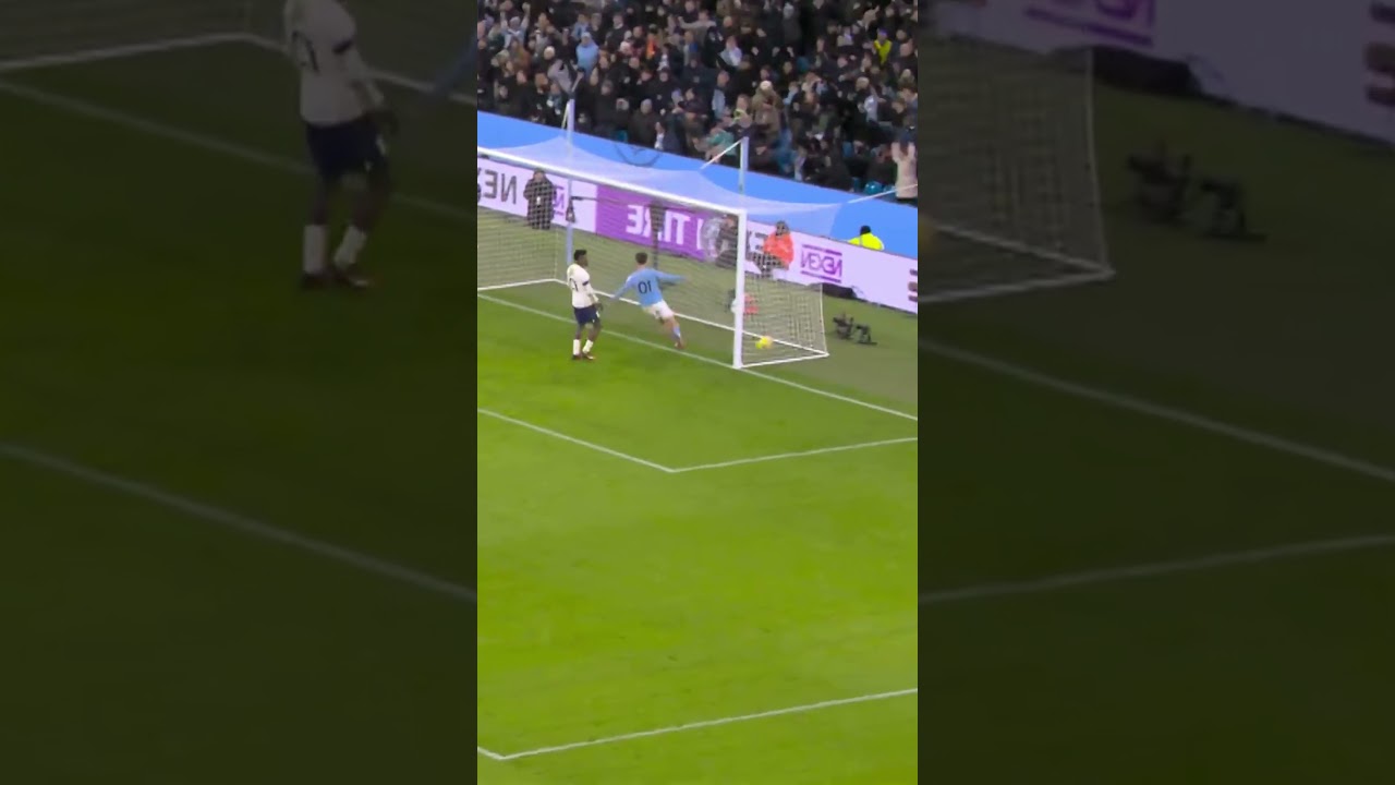 The touch, dribble, and finish from Mahrez #shorts