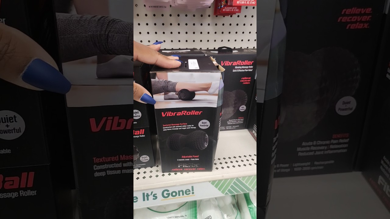 RUN🏃🏾‍♀️ONLY $1.25 VIBRAROLLER VIBRATING MASSAGE ROLLER #dollartree
