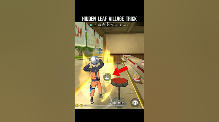 Hidden Leaf Village Trick 🔥 Free Fire X Naruto #srikantaff
