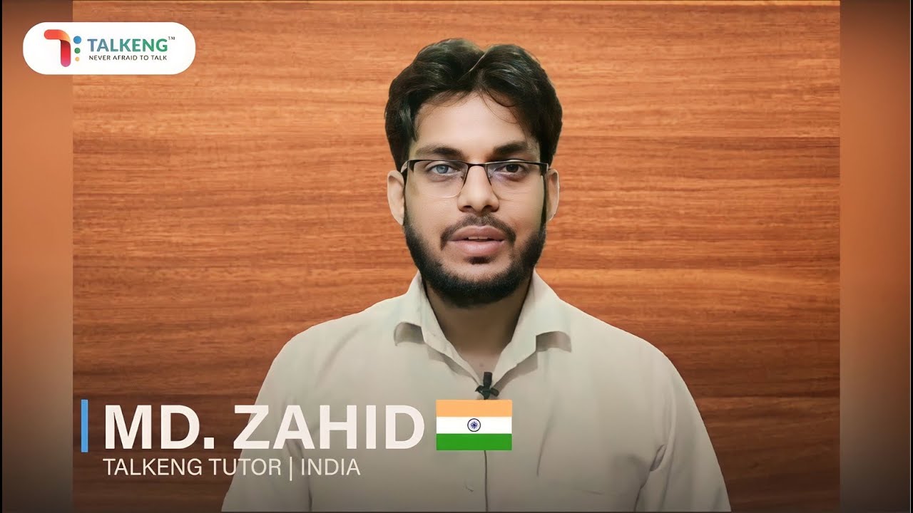 Md. Zahid Tutor Intro | TalkEng Learn English Innovatively 