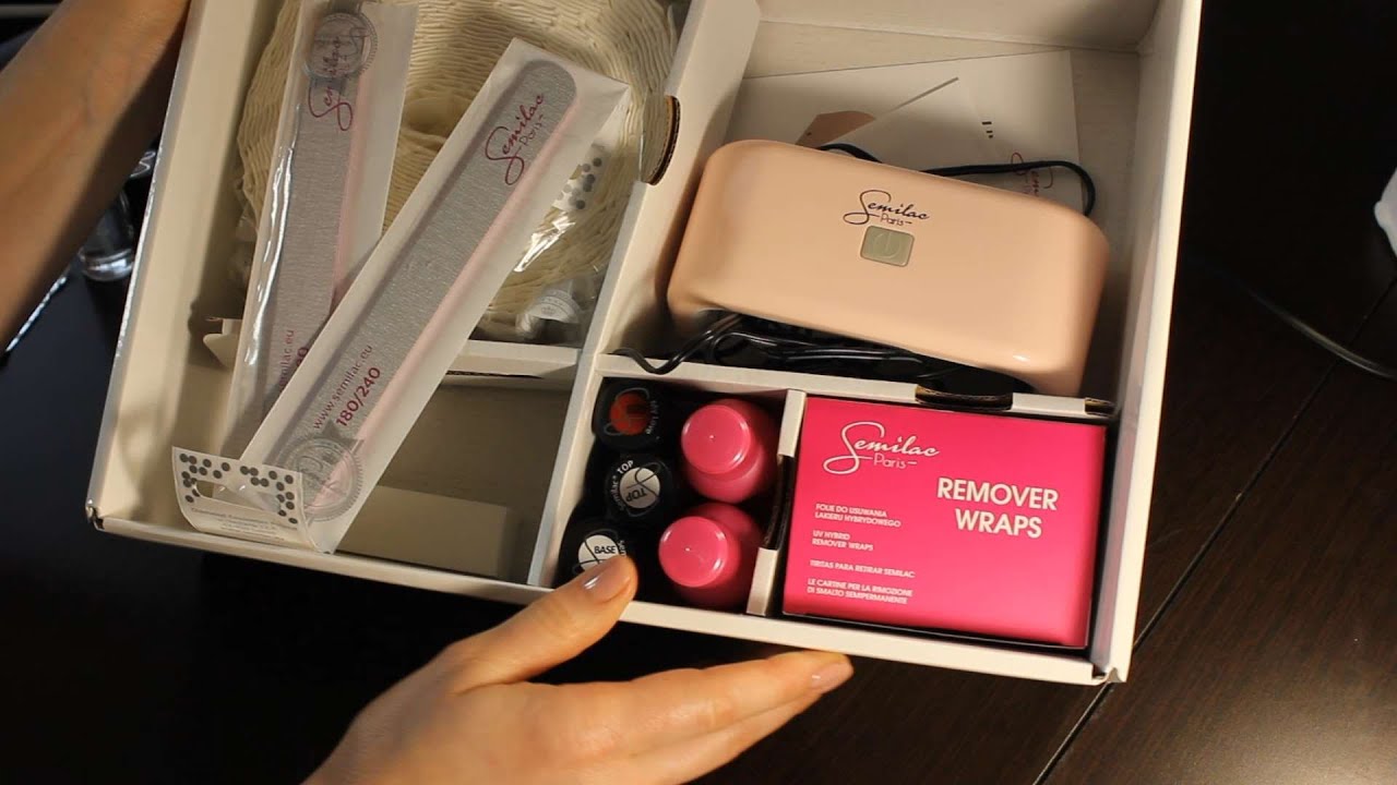 Semilac Starter Kit / Гель-лак дома