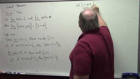 Limit Theorems