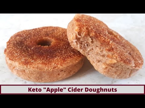 Quick And Easy Keto "Apple" Cider Doughnuts Nut Free And Gluten Free