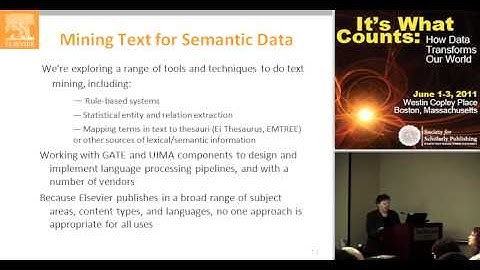 Smart content at Elsevier