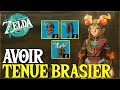 Comment dbloquer la tenue brasier dans zelda tears of the kingdom  tuto zelda totk