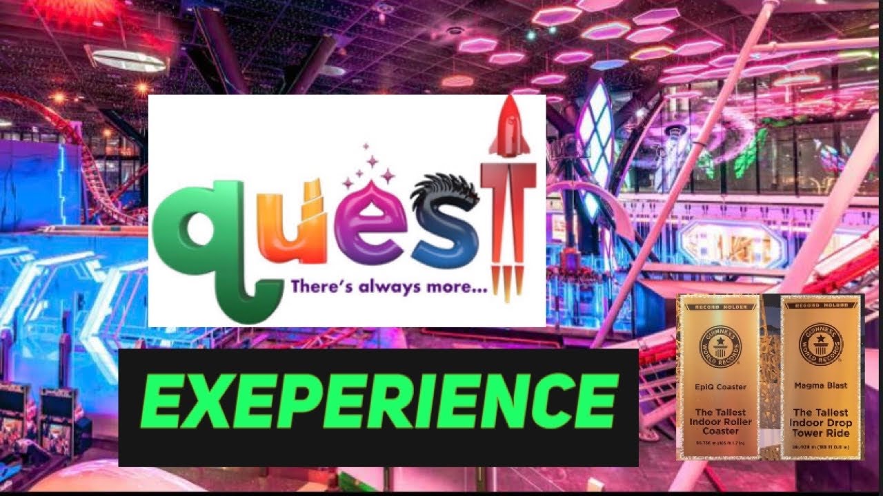 QUEST TALLEST INDOOR ROLLER COASTER & DROP TOWER |AT DOHA OASIS QATAR