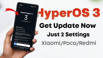 “HyperOS 3 Update 🔥 Enable These 2 Settings & Get Update Now | Xiaomi / Redmi / Poco