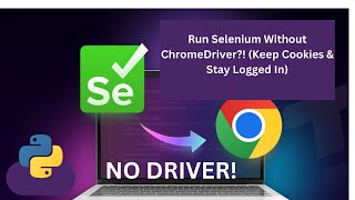 Best Way to Run Selenium Without ChromeDriver(No Version Errors, Keep Cookies!)
