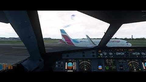 Prepar3D v5.2 HF1 Landing in Aerosoft Simwings Hamburg EDDH with FSLabs A320X - almost crash