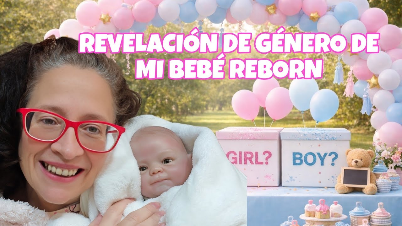 Revelando el género de mi bisniet@ reborn 🥹👶🏼 mi nieta me da una gran alegría voy hacer bisabuela