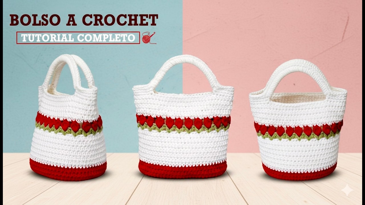 PASO A PASO PARA TEJER BOLSO A CROCHET