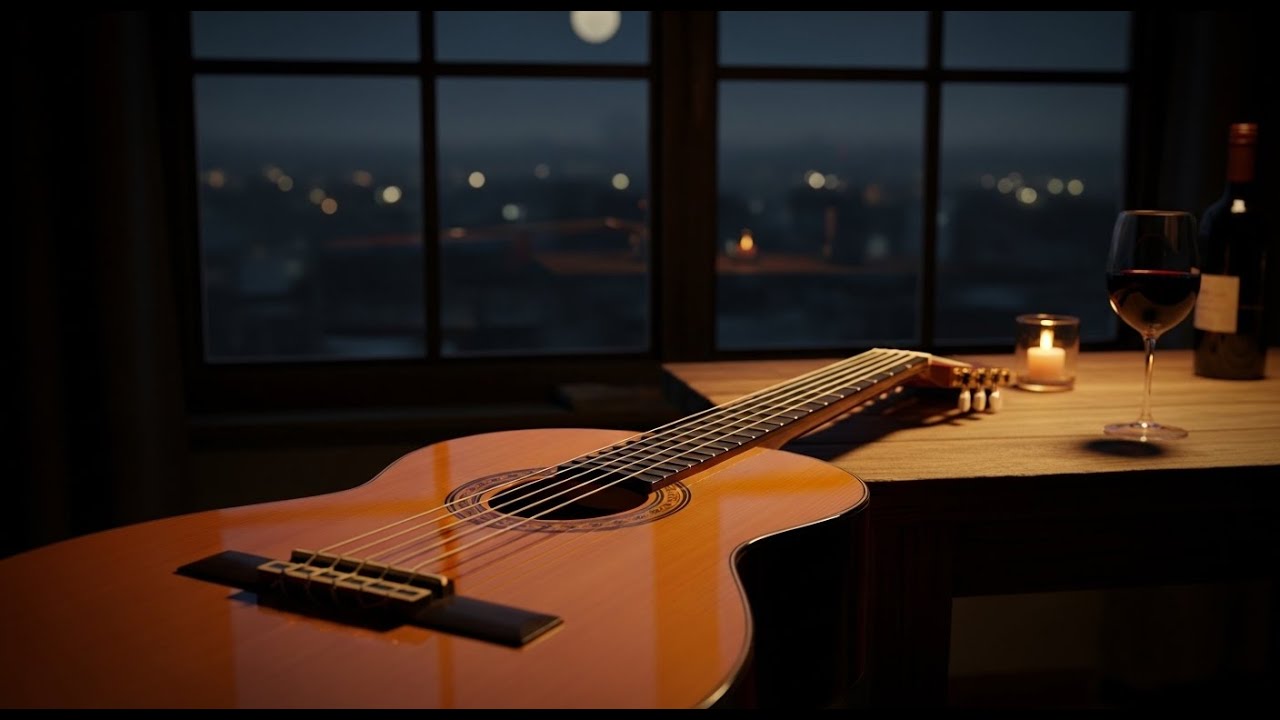 Conecta contigo mismo esta noche: Late Night Spanish Guitar ✦ Música Instrumental Sanadora