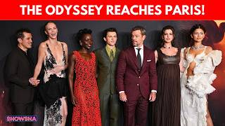 Matt Damon, Zendaya, Tom Holland & Christopher Nolan Shine At 'The Odyssey' Paris Premiere I N18G