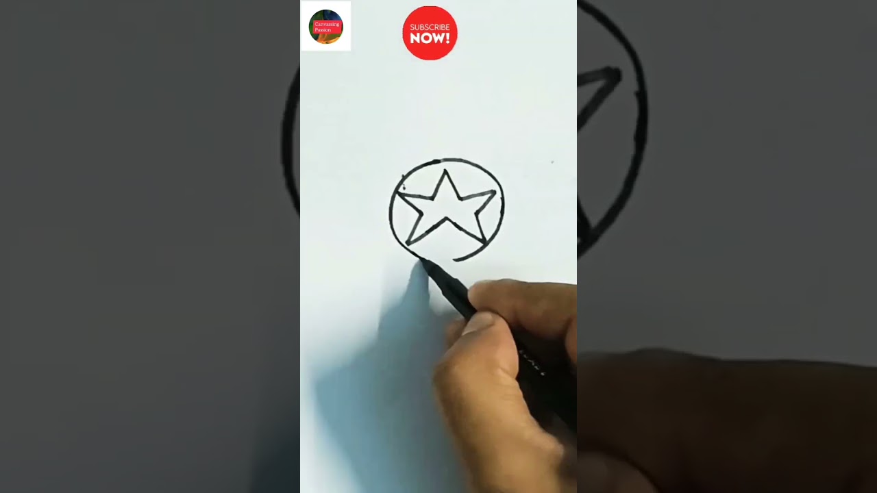 Draw a simple Captain America logo using these simple steps 