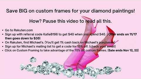 How Do You Frame Diamond Paintings? Save money on custom frames.