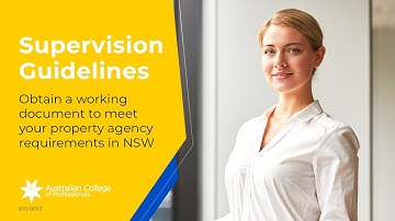 Supervision Guidelines