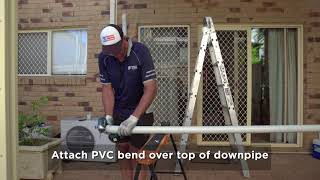 Absco Sheds - Awningpatio Pvc Downpipe Installation