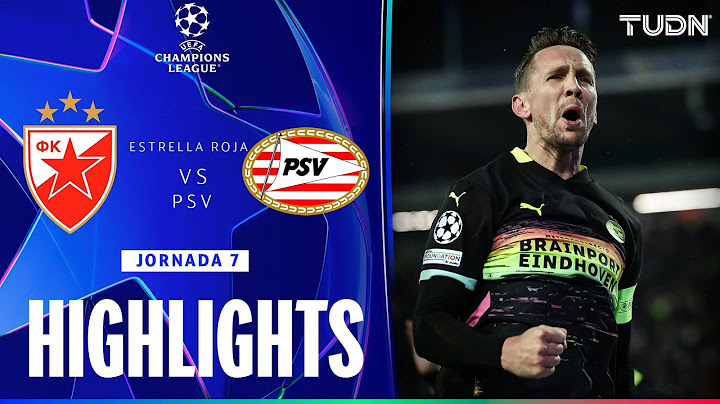 HIGHLIGHTS - Estrella Roja vs PSV Eindhoven | UEFA Champions League 24/25 | TUDN