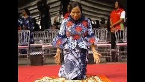 Rev. Funke Adejumo leads Mothers in Praying and Fighting for their Children