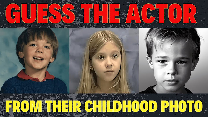 "Guess the Actor from Their Childhood Photo | 50 Famous Actors Challenge"🕵️‍♂️🎥