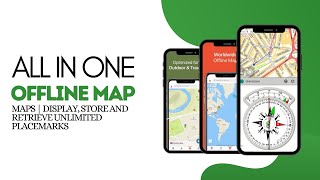All in one Offline Map | Maps | Display, store and retrieve unlimited placemarks screenshot 2