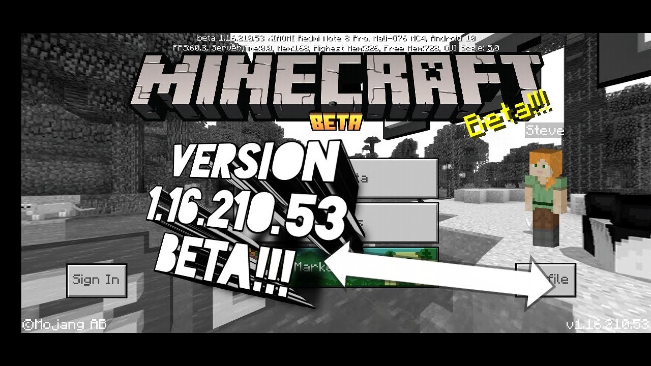 FREE DOWNLOAD MINECRAFT NEW VERSION 1.16.201.53 BETA 2021!!!! YouTube